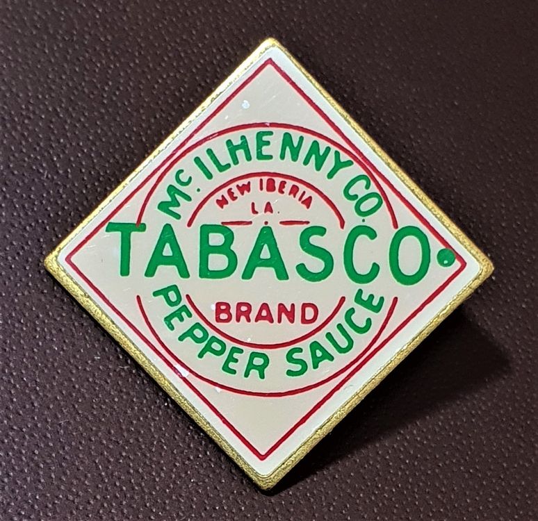 Q166 Pin TABASCO Pepper Sauce New Iberia L.A. Brand Logo Kaufen auf
