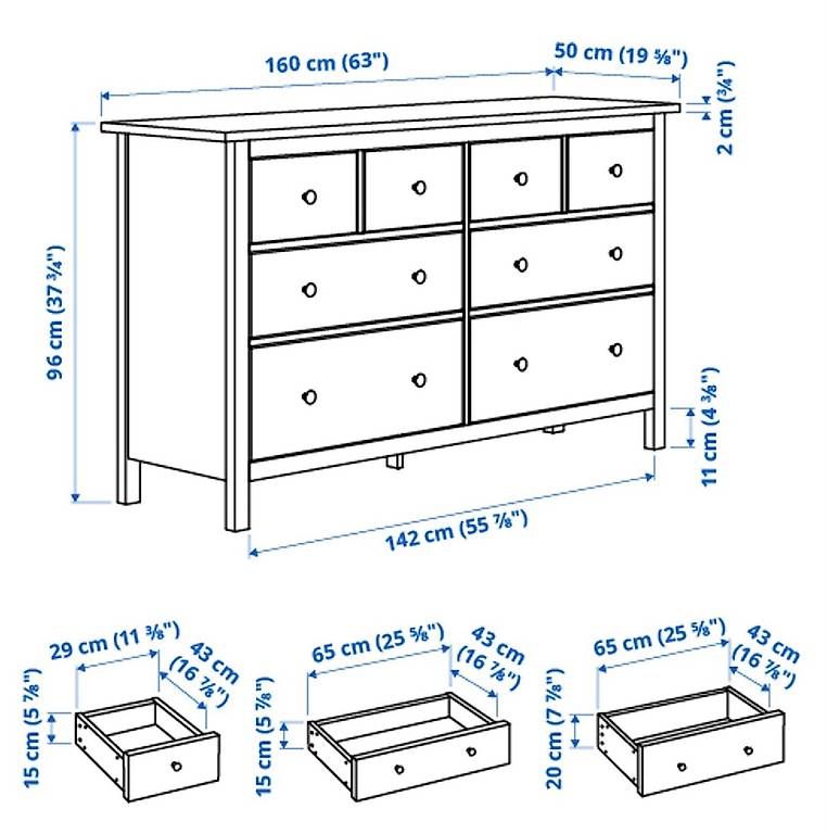 Ikea Kommoden: Kommode gross, 8 Schubladen – Gebraucht aus Hendschiken von giuliavena 1