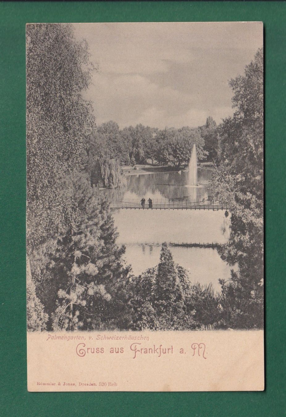 Cartoline postali: FRANKFURT - Palmengarten - Schweizerhäusschen – Usato da Pully venduto da nicecards-shop