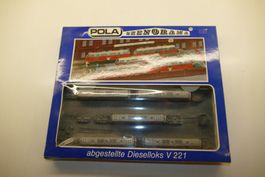 Pola Szenorama N: Abgestellte Dieselloks V221