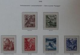 3978) 285-90, Landschaftsbilder postfrisch Kt. 60.-