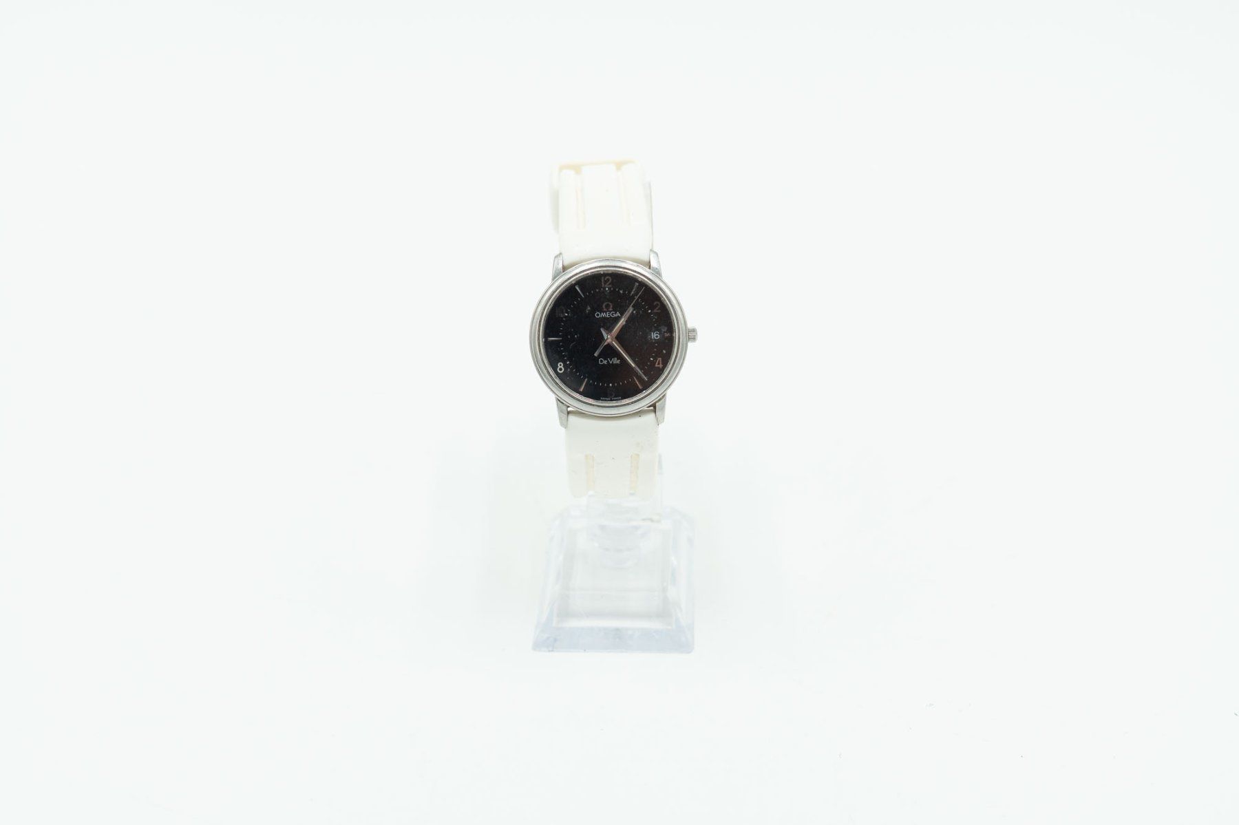 Omega Uhren: Omega "De Ville" - mit Datum, schwarz - Ref. 07/48 – Gebraucht aus Au ZH von BrockiAu