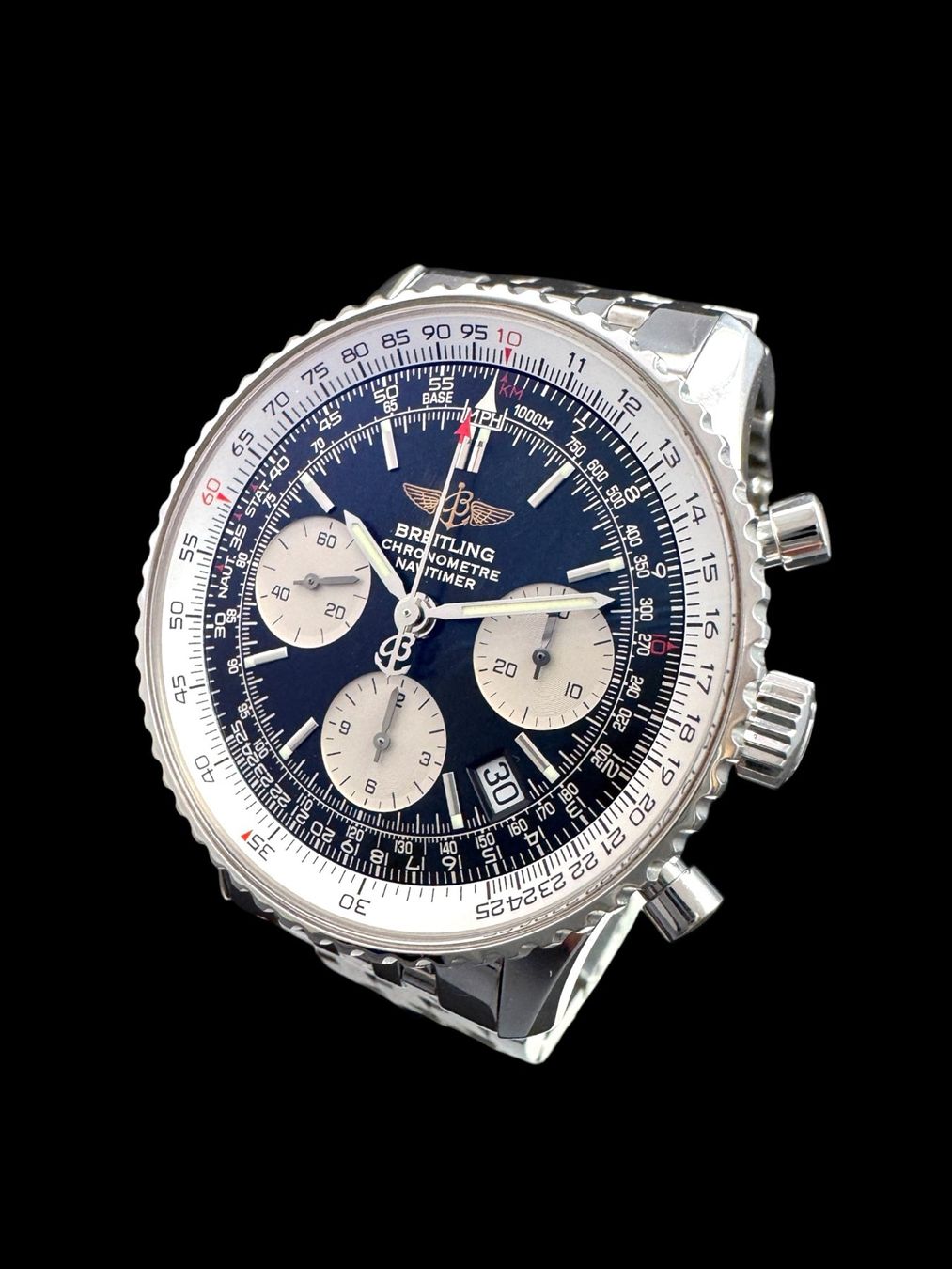 Breitling Orologi: Breitling Navitimer Chrono Automatic 42mm Fullset *U1542 – Usato da Zürich venduto da GalerieInauen 2