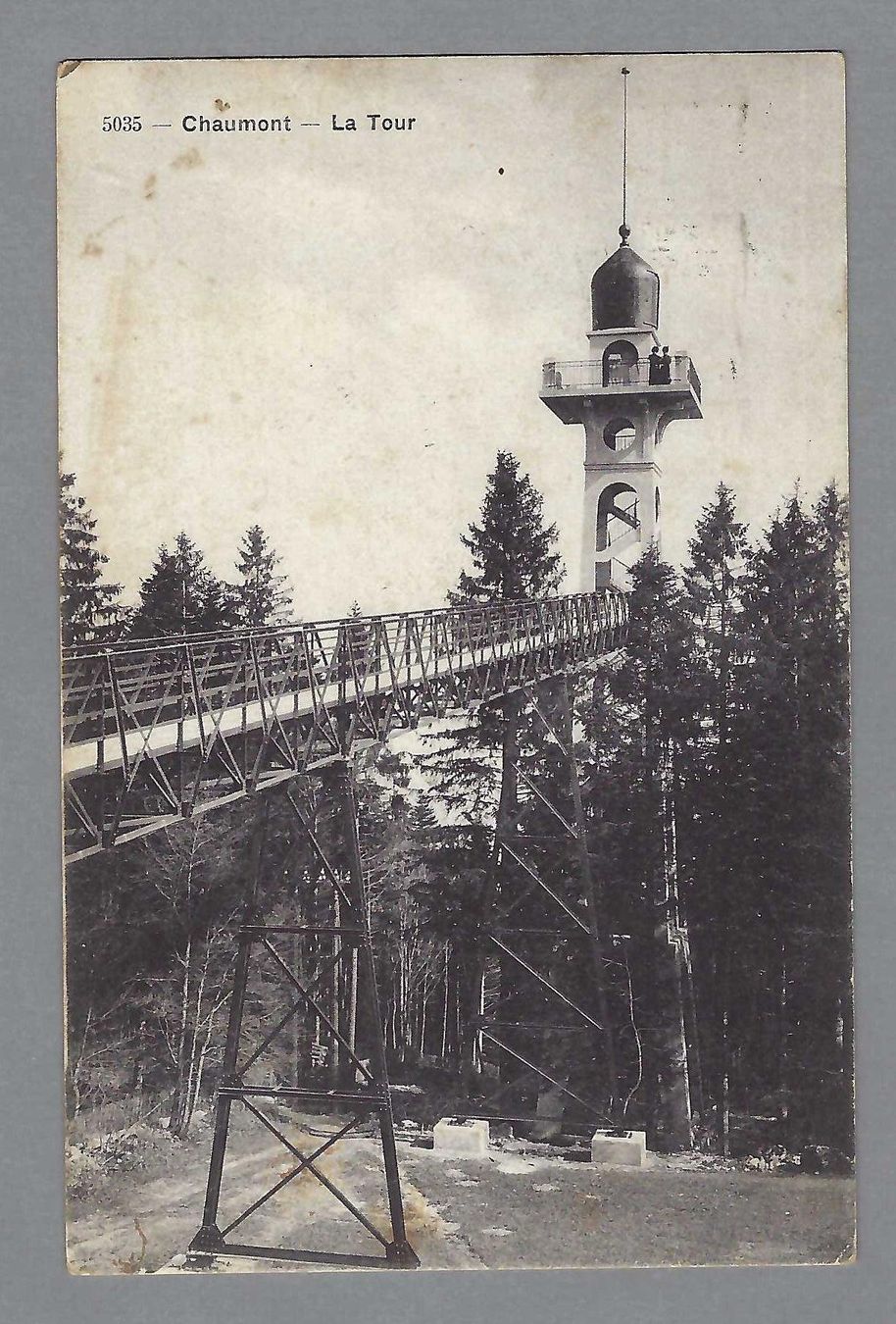 Cartoline postali: 1919, CHAUMONT, LA TOUR – Usato da Pura venduto da ulisse1957
