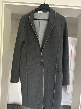 Leichte Garpon Mantel, Grau, Grösse 40, Top , Porto 7.00