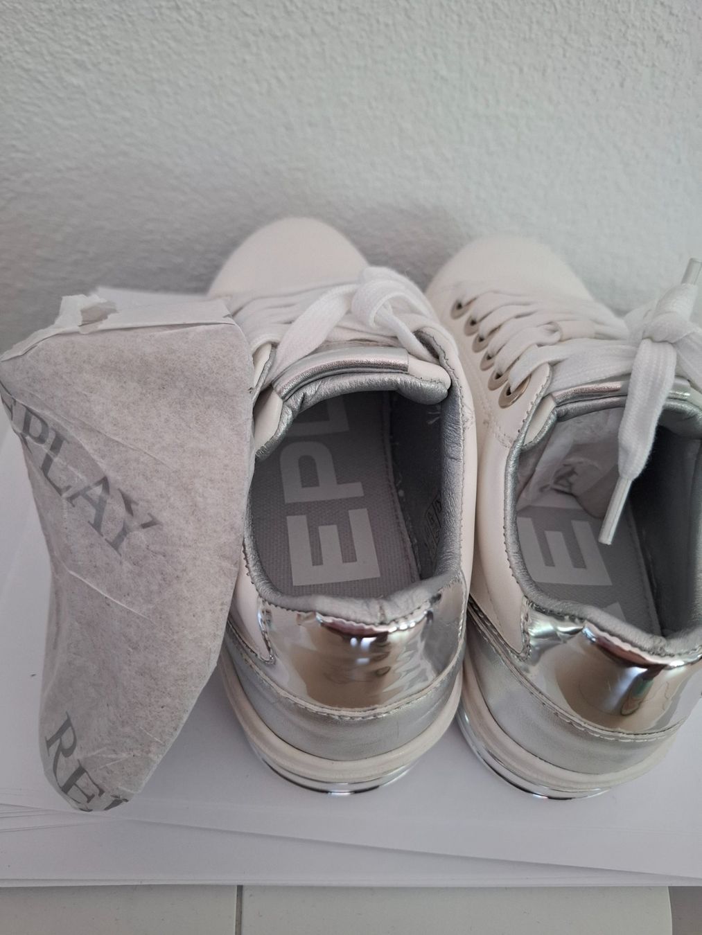 Replay Scarpe per ragazze: Replay, Sneaker, weiß, Gr. 31, neu – Nuovo (secondo la descrizione) da Dornach venduto da shoe-lina 4