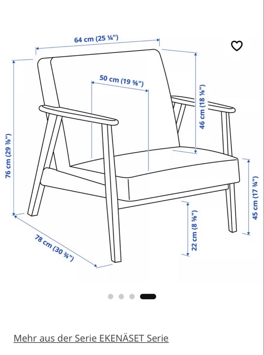 Ikea Sessel: EKENÄSET Sessel  – Gebraucht aus Bern von mau_65qy 1