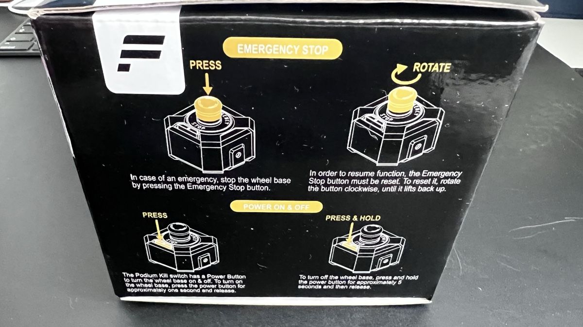 Fanatec Controller: Fanatec PODIUM KILL SWITCH DD1, DD1 PS4, and DD2 – Usato da Urtenen-Schönbühl venduto da ved_g8bn 2