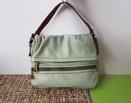 Fossil Leder Handtasche/Umhängetasche