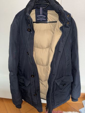 Tommy Hilfiger Daunenjacke dunkelblau Grösse M gebraucht