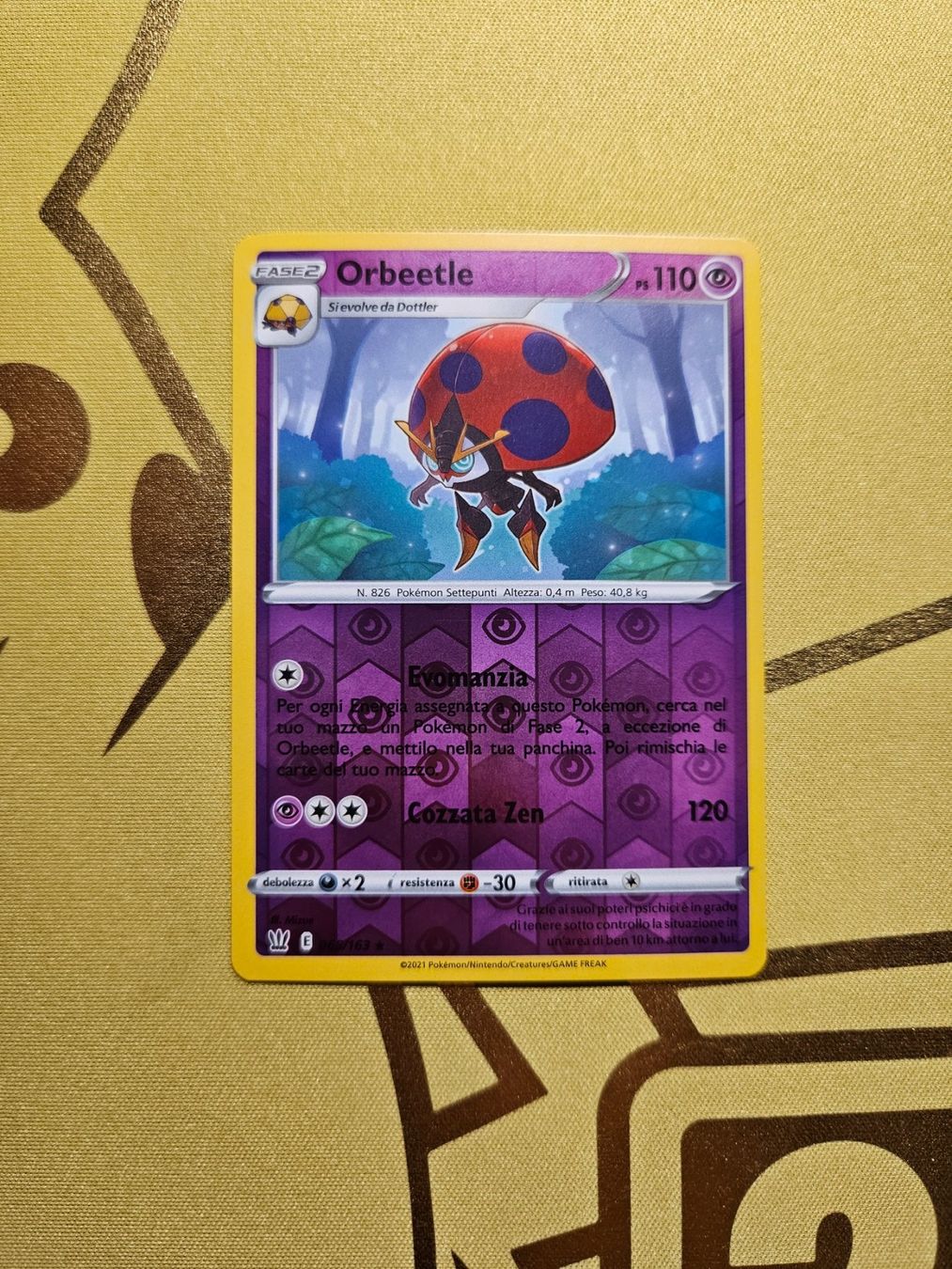 Pokémon Sammelbilder & Trading cards: Battle Styles - Orbeetle‪ – Gebraucht aus Bellinzona von Pokemarco