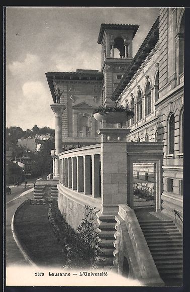 Cartes postales: AK Lausanne, L'Universit – D'occasion à Berlin par bartko-reher