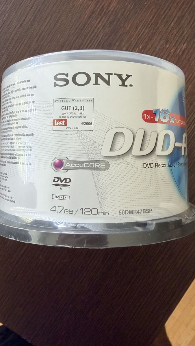 Tutti i DVDs: 50x DVD-R 16x - ungeöffnet – Nuovo e nell'imballaggio originale da Horgen venduto da roligraf 3