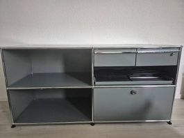 Original USM Haller Sideboard, Mittelgrau