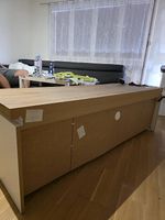 TV Sideboard mit Beleuchtung (weiss) 