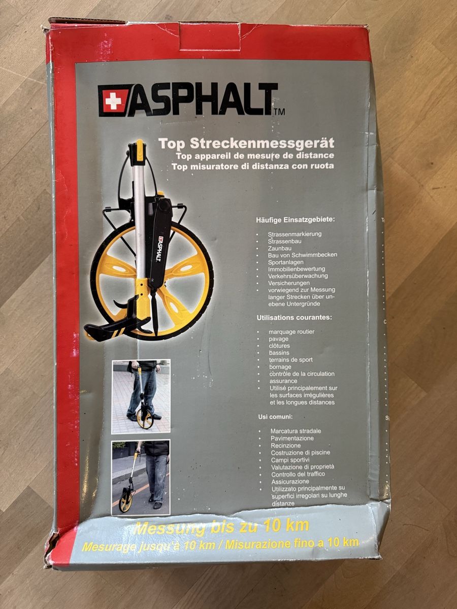 Mesurer: Asphalt Streckenmessgeraet wie neu mit Rucksack – Neuf (Voir description) à Menzengrüt par SC1973 2