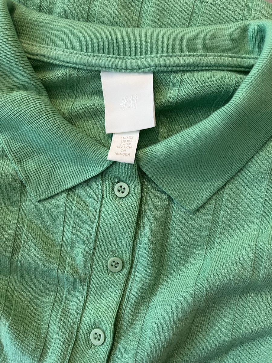 H&M Magliette Polo: Poloshirt gestrickt & gerippt XS neu – Nuovo (secondo la descrizione) da Birrwil venduto da vanyboo 1