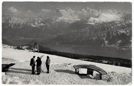 Niederhorn ob Beatenberg, Aussichtpunkt, gelaufen 1959