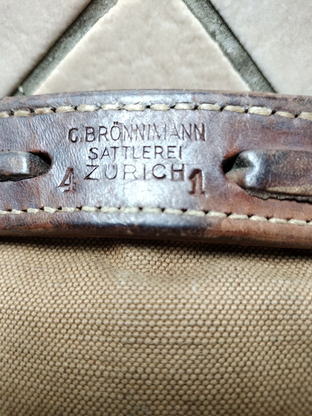 Schweizer Armee Borse: Schweizer Armee Militär Brotsack komplett – Usato da Schwanden Sigrisw venduto da cadieux71 6