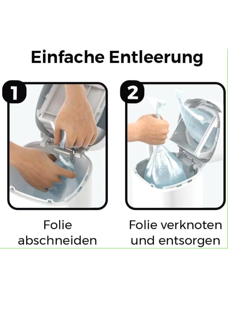 Qualipet WC: Katzentoilettenhaus + neuer Katzenstreu Entsorgungseimer – D'occasion à Binz par julijuli 9