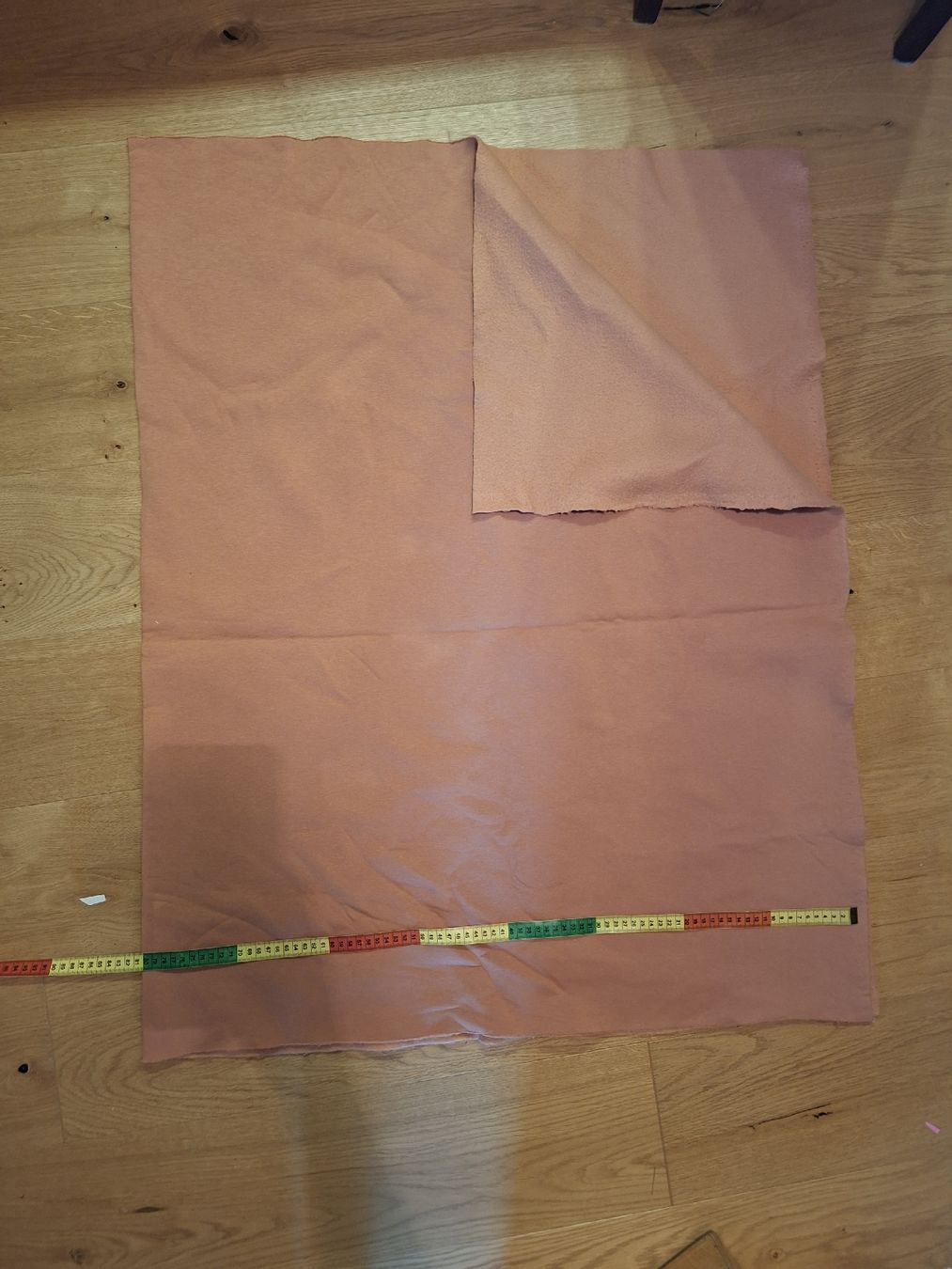 Tissus: Kuschelier Sweater Stoff Farbe Lachs – Neuf (Voir description) à Steinen par Bunzli90 1