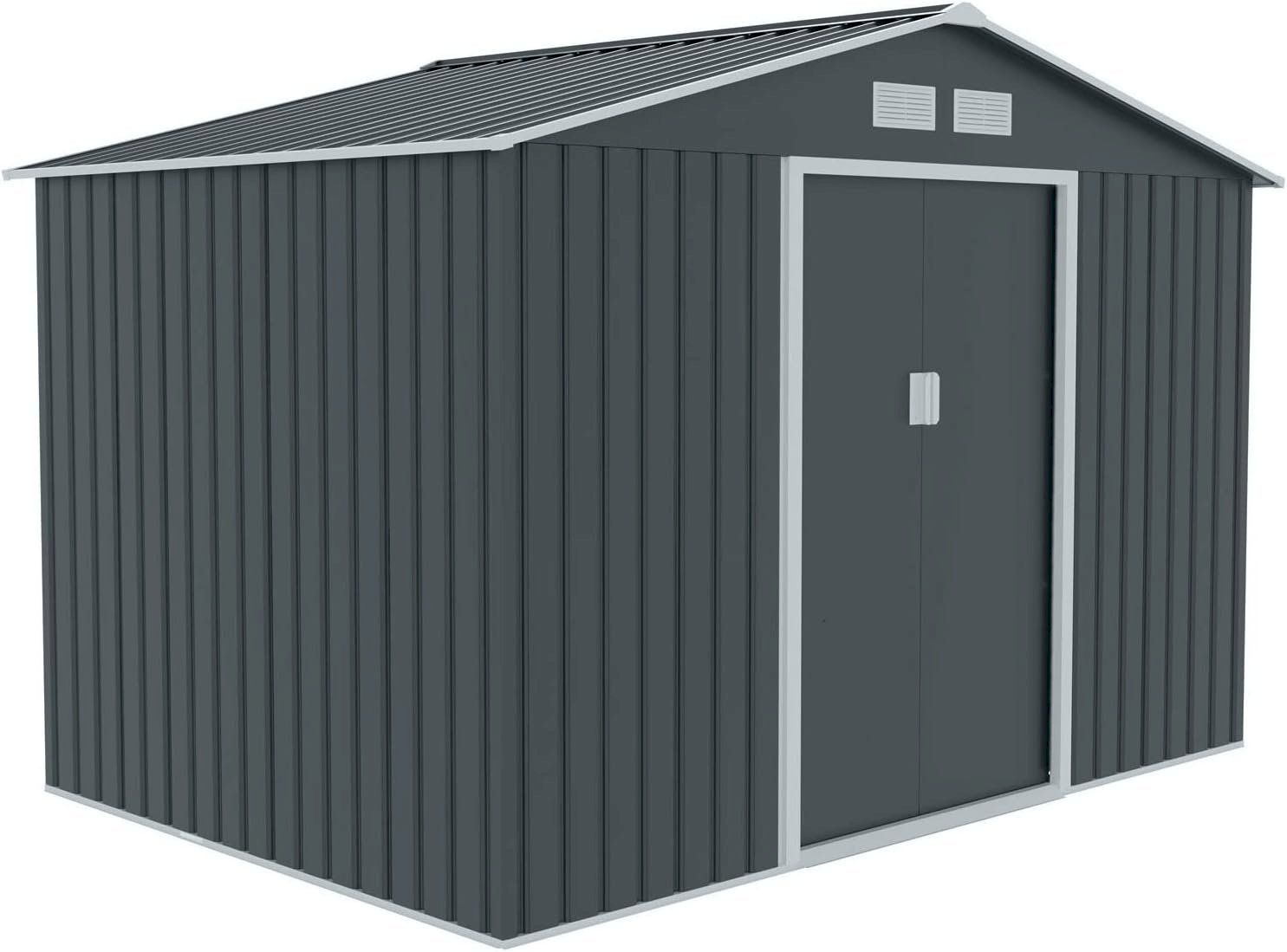 Gartenhäuser & Gewächshäuser: HATTORO S200 Gerätehaus 7,3 m³ Anthrazit – Neu und originalverpackt aus Bottighofen von zaap
