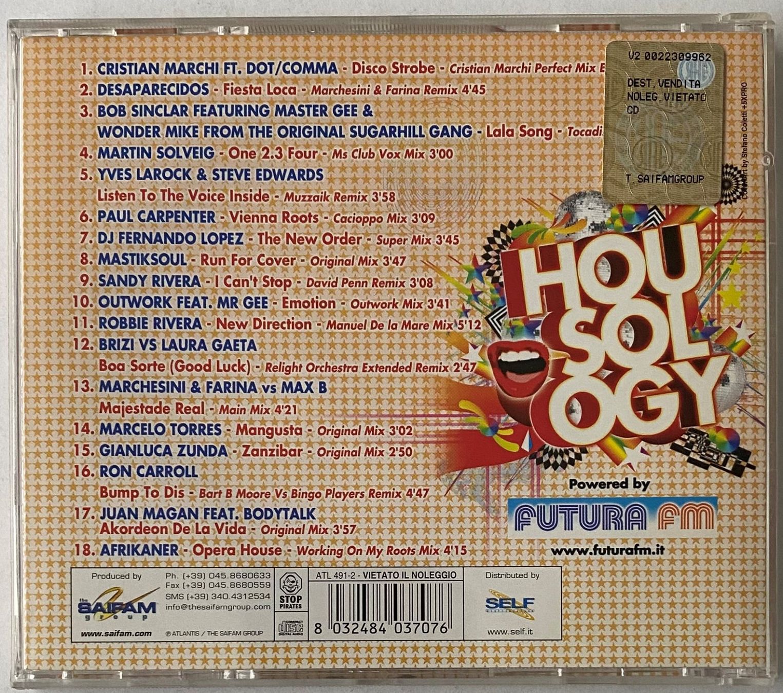 CD: Jonatha Barbieri, Housology Vol. 2 – Usato da Flums venduto da Asquillo 1