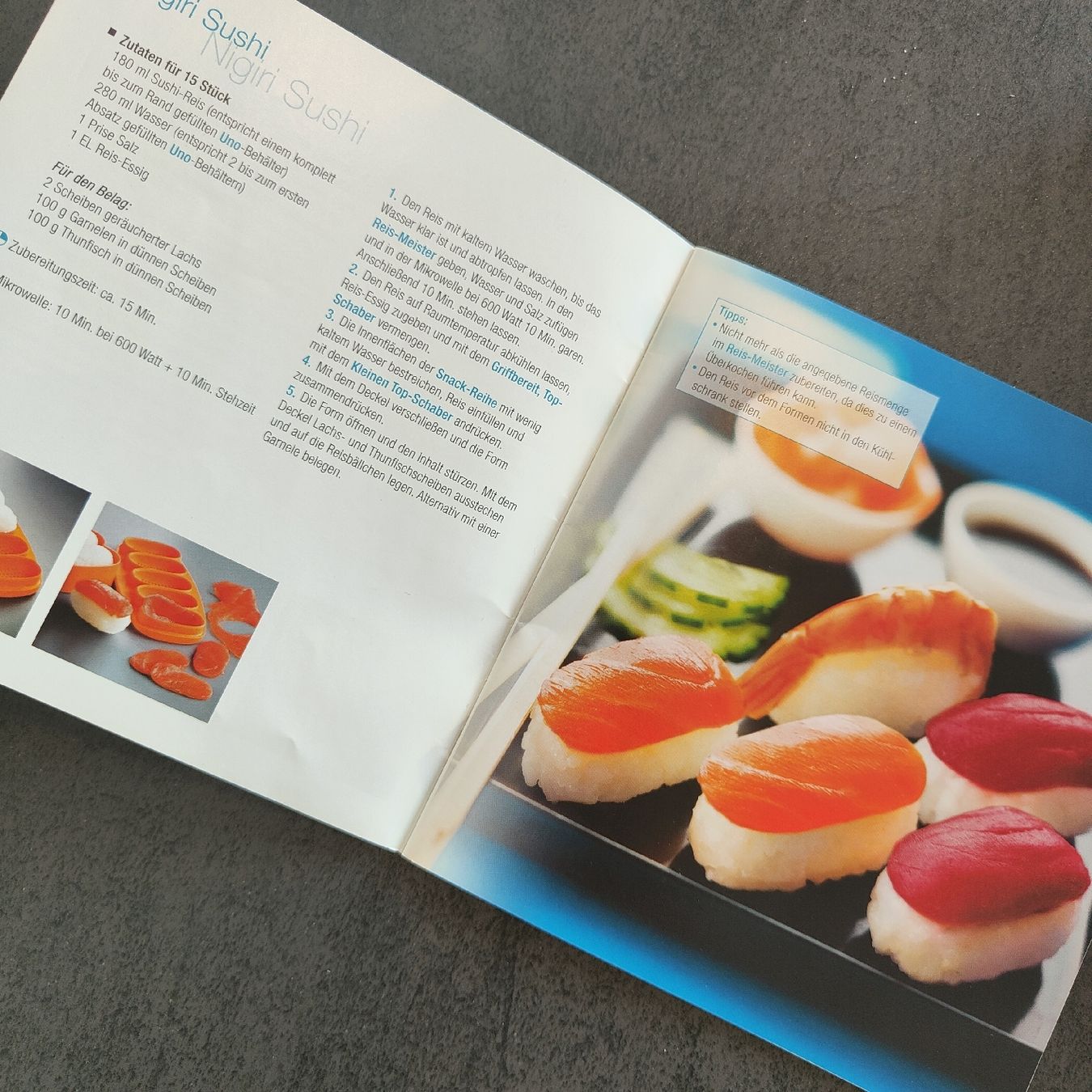 Tupperware Elettrodomestici da cucina: Tupperware Snacks und Sushi Rolle mit Rezeptheft – Usato da Aesch ZH venduto da TaniTomy 3