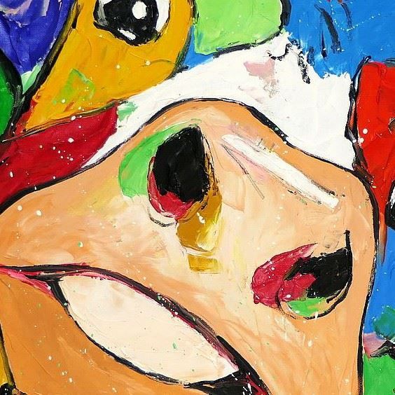 Reproductions et créations: Modern Art - Kuh Elsa – Neuf (Voir description) à Larnaca par KunstDepot24 5