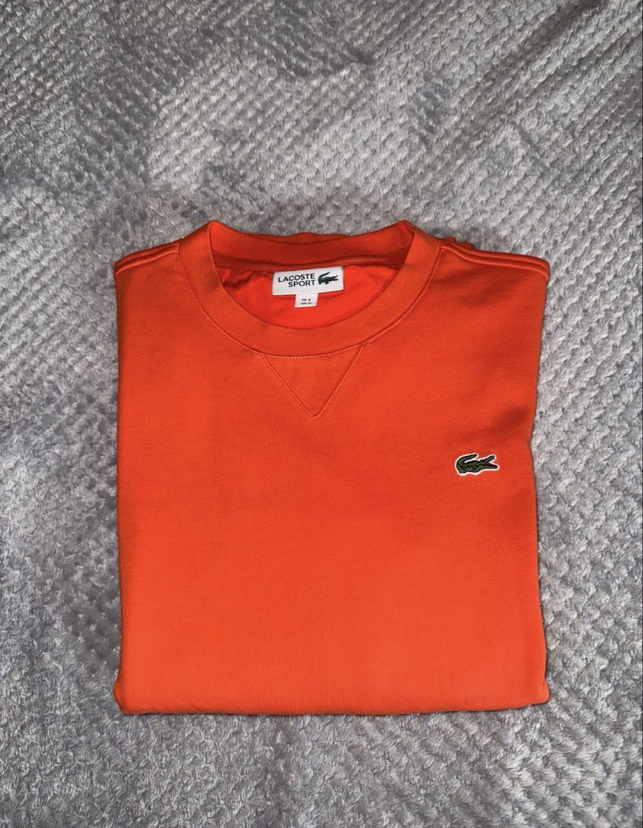 Lacoste Maglioni & Felpe: SWEAT LACOSTE ORANGE – Usato da Aigle venduto da ama_n8k2