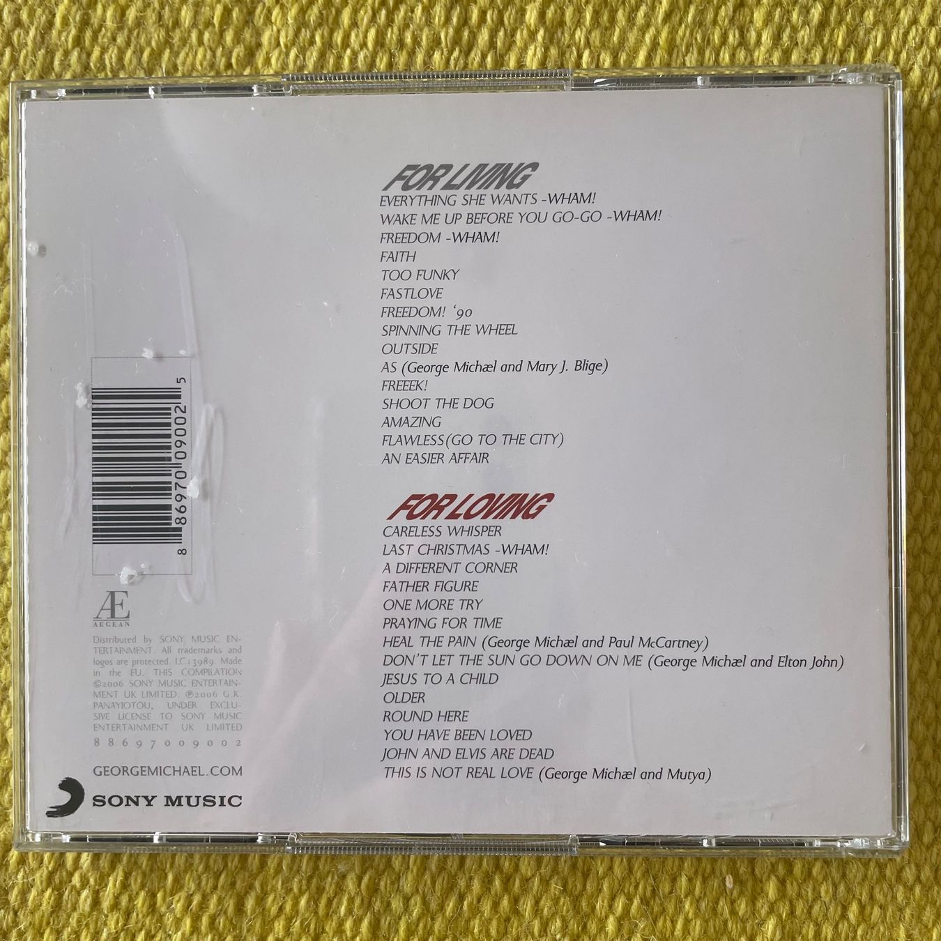 CD: GEORGE MICHAEL-2CD GREATEST HITS TWENTYFIVE – Usato da Rorschacherberg venduto da CD-Roli 1