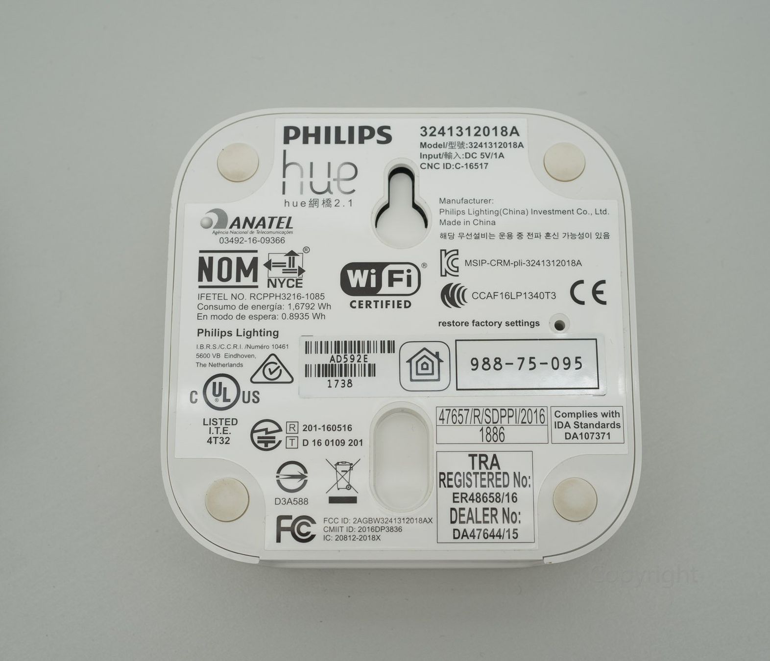 Philips Hubs & Switches: Philips Hue Bridge 2.1 mit Netzteil – Gebraucht aus Gland von YA414AX 1