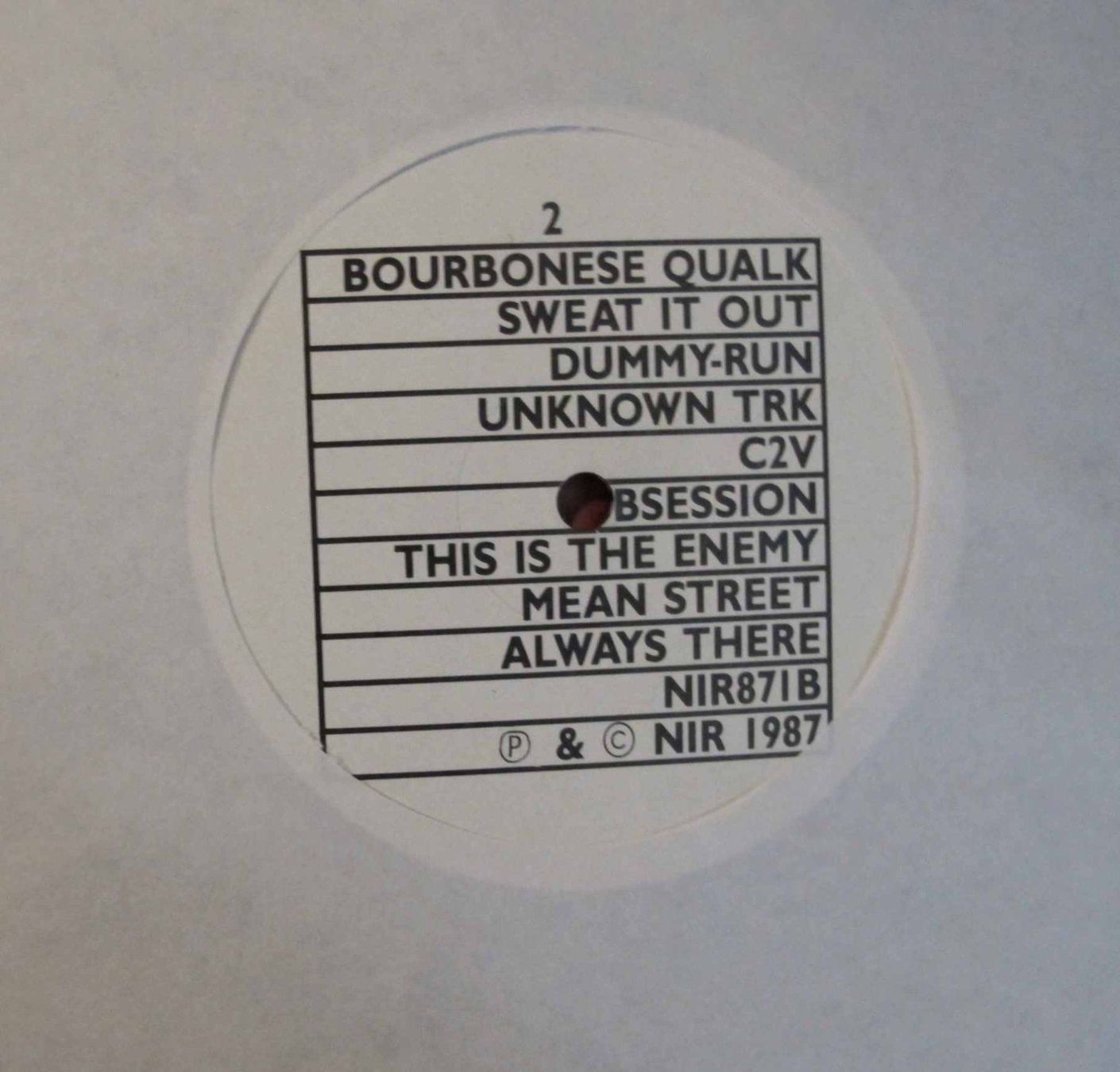 Dischi in vinile: Bourbonese Qualk  -  LP 1987 - Rarität!! – Usato da Schaffhausen venduto da vinylandmore 3
