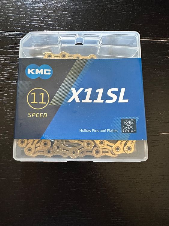Catena Bici Kmc X11 SL Per Campagnolo 11 Velocità - Nichelata