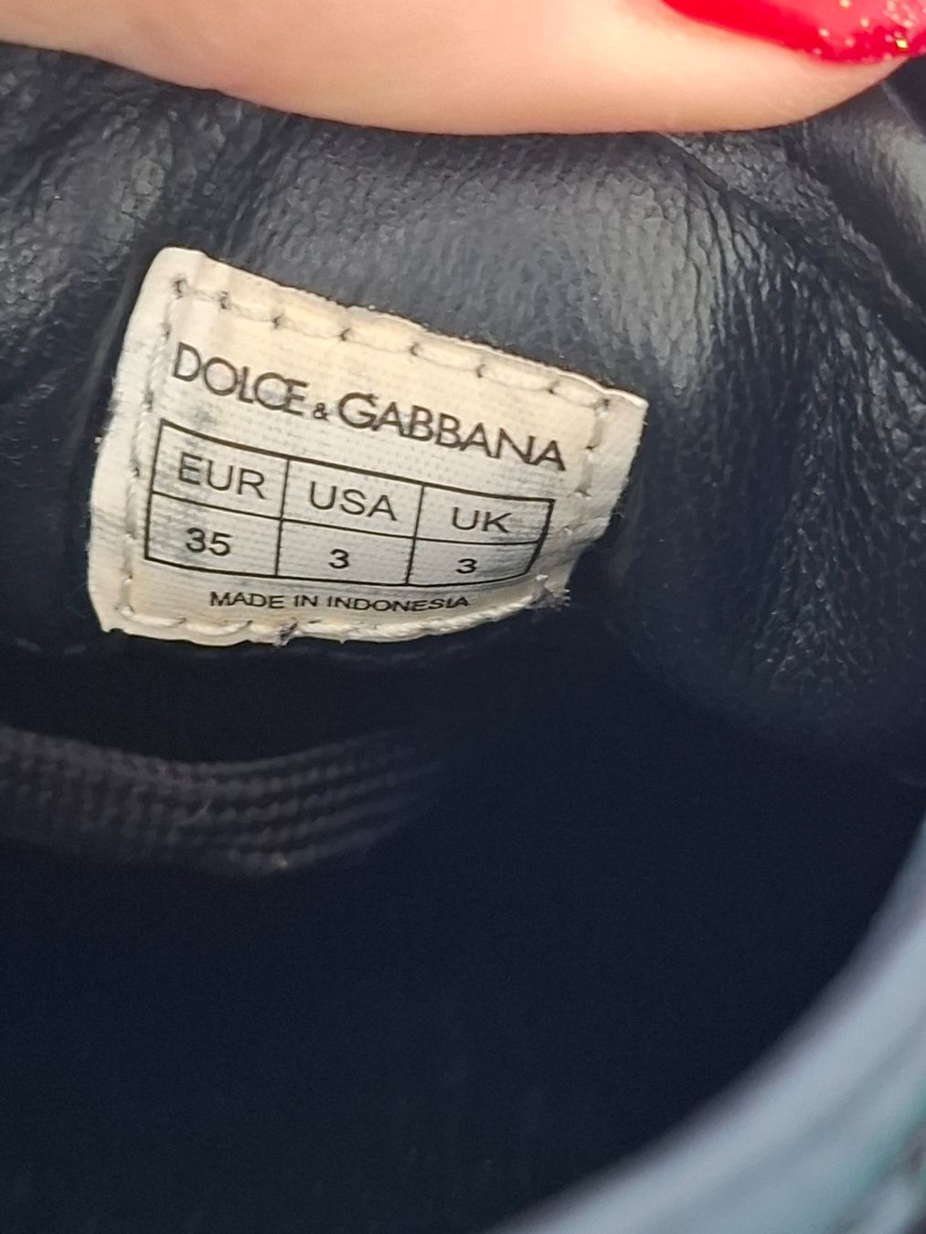 Dolce & Gabbana Scarpe per ragazze: Dolce & Gabbana, Sneaker, schwarz, Gr. 35 – Usato da Dornach venduto da shoe-lina 7
