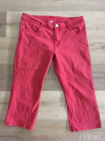 S Oliver Sommer Casual Woman Capri Jeans rot Gr 42
