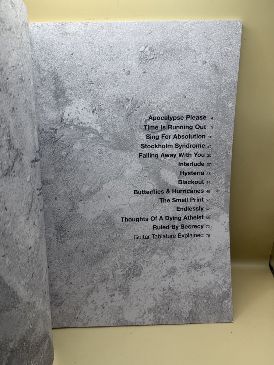 Livres: Muse Absolution Guitar TAB Edition partitions – D'occasion à Lausanne par chi_rwy5 3