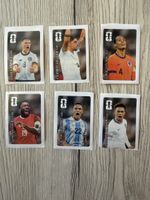 Lot de 6 vignettes football joueurs internationaux