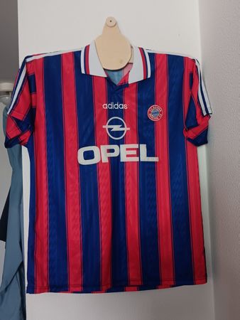 Bayern Munich Football Jersey XL 1990s Adidas Klinsmann