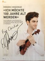 Emmanuel Tjeknavorian Autogramm signiert Magazinbild 20x30cm