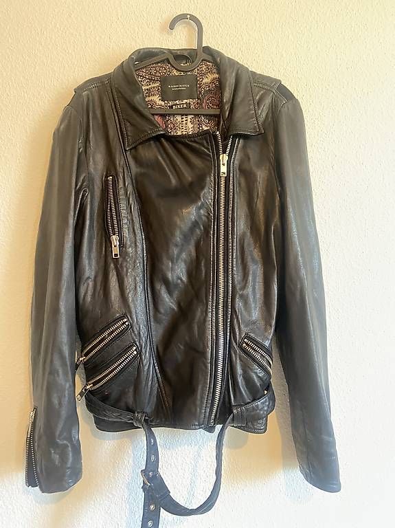 Maison Scotch Giacche: Maison scotch biker Lederjacke – Usato da Basel venduto da lafleur2663
