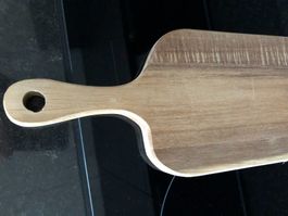 NEU Holz Servierplatte  40cm x 12cm