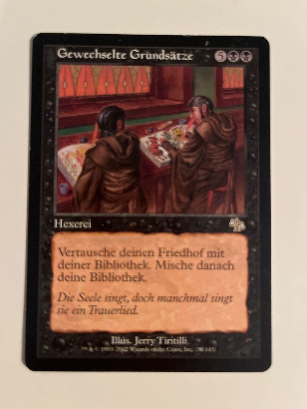 Magic The Gathering Carte collezionabili: 1 x Gewechselte Grundsätze - Magic: The Gathering - MtG – Usato da Kriens venduto da Shadi1980