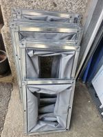 Lot de 8 manchettes souples de ventilation galvanisées 
