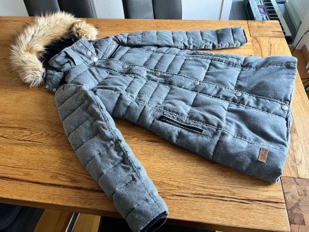SOCCX Jacke mit Kunstfellpelz Grösse 36 / S