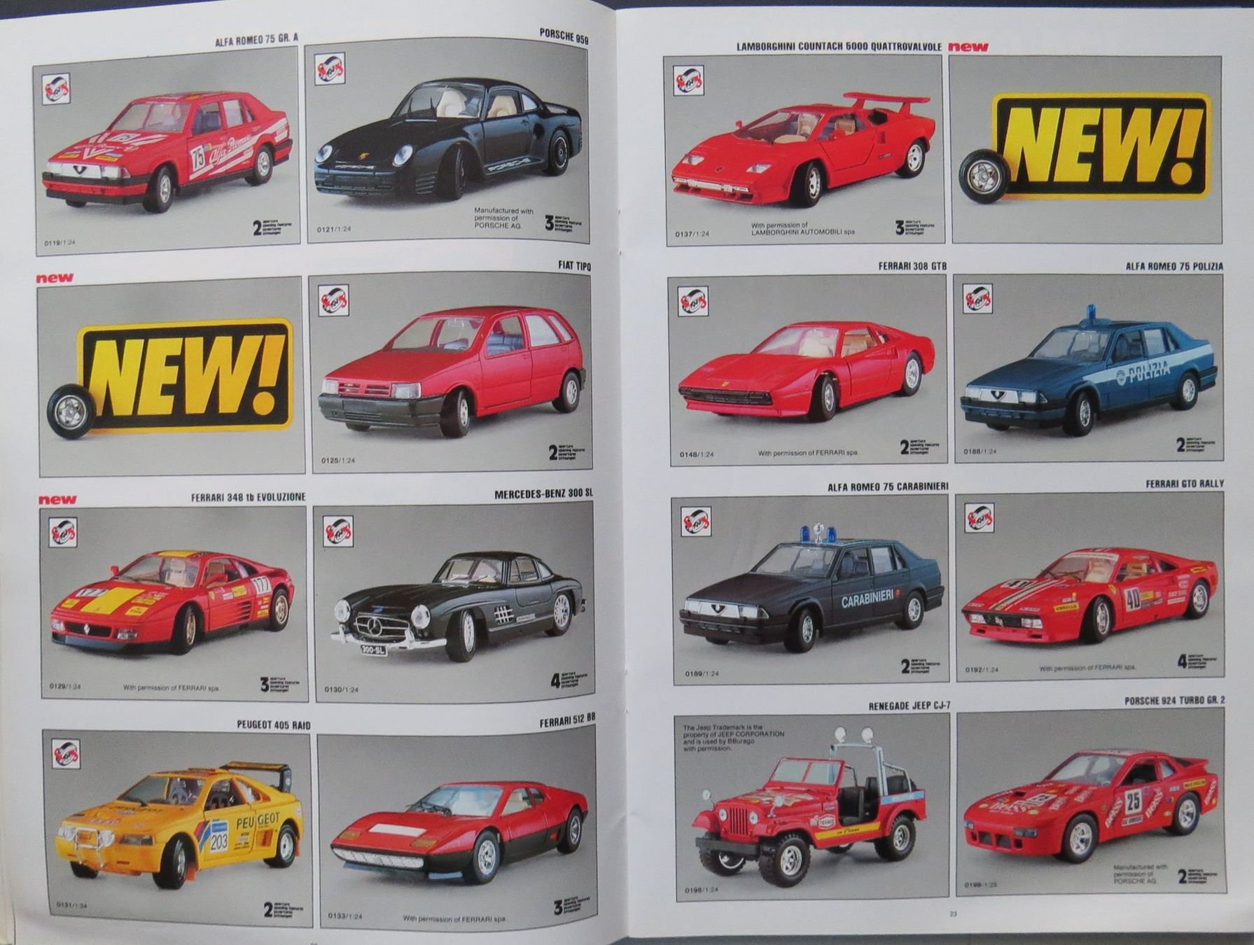Bburago Modellini d'auto: A4 Katalog Bburago von 1992 – Usato da Ettingen venduto da campione_1 2