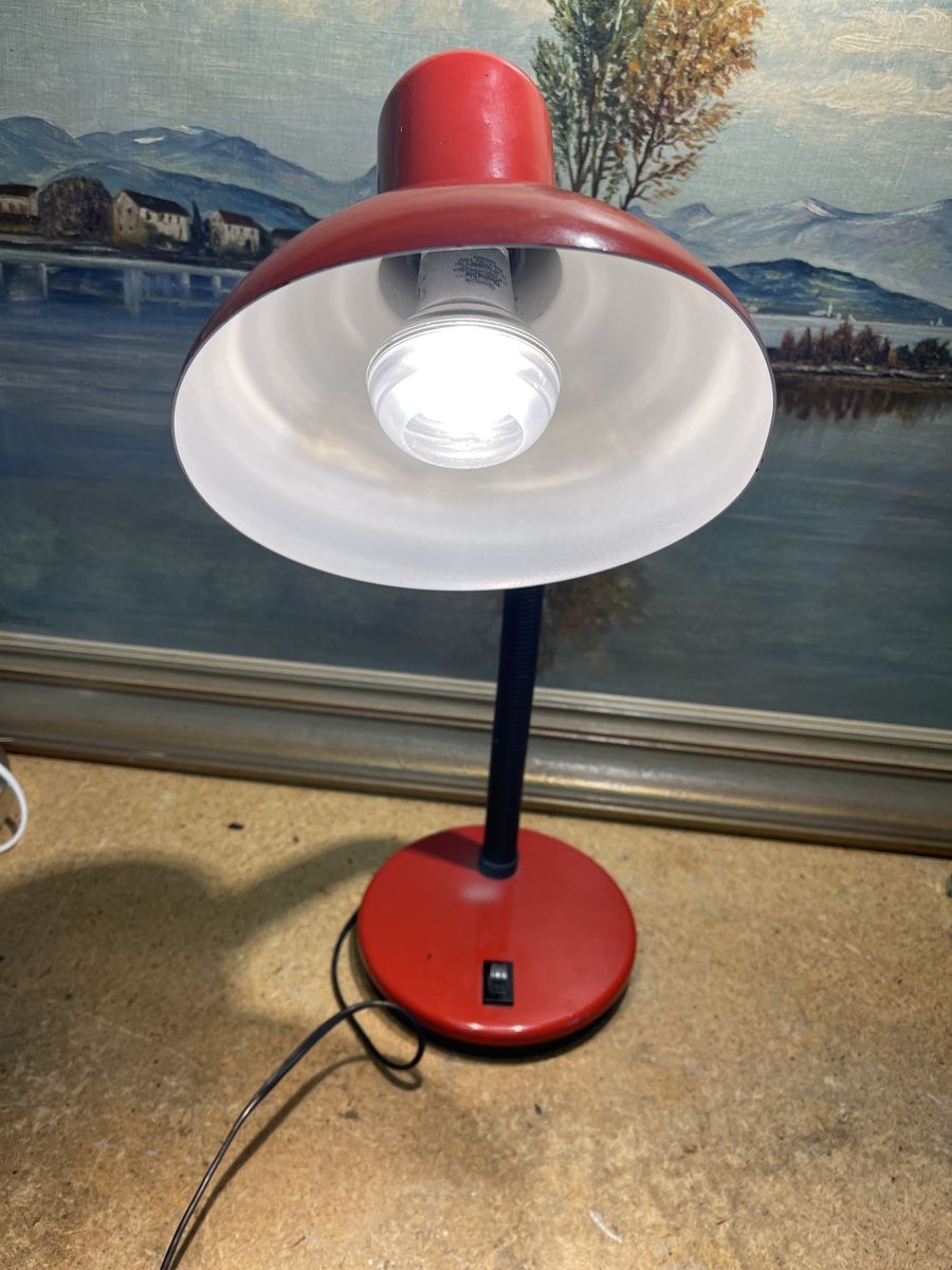 Schreibtische: Rote Vintage Schreibtischlampe Neweba – Gebraucht aus dietikon von fernando011 1