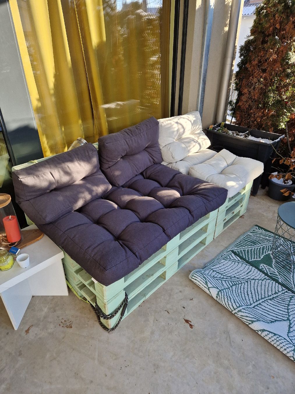 Paletten: Palettenmöbel Couch/Lounge, Outdoor geeignet – Gebraucht aus Heerbrugg von mik_k8bs 1
