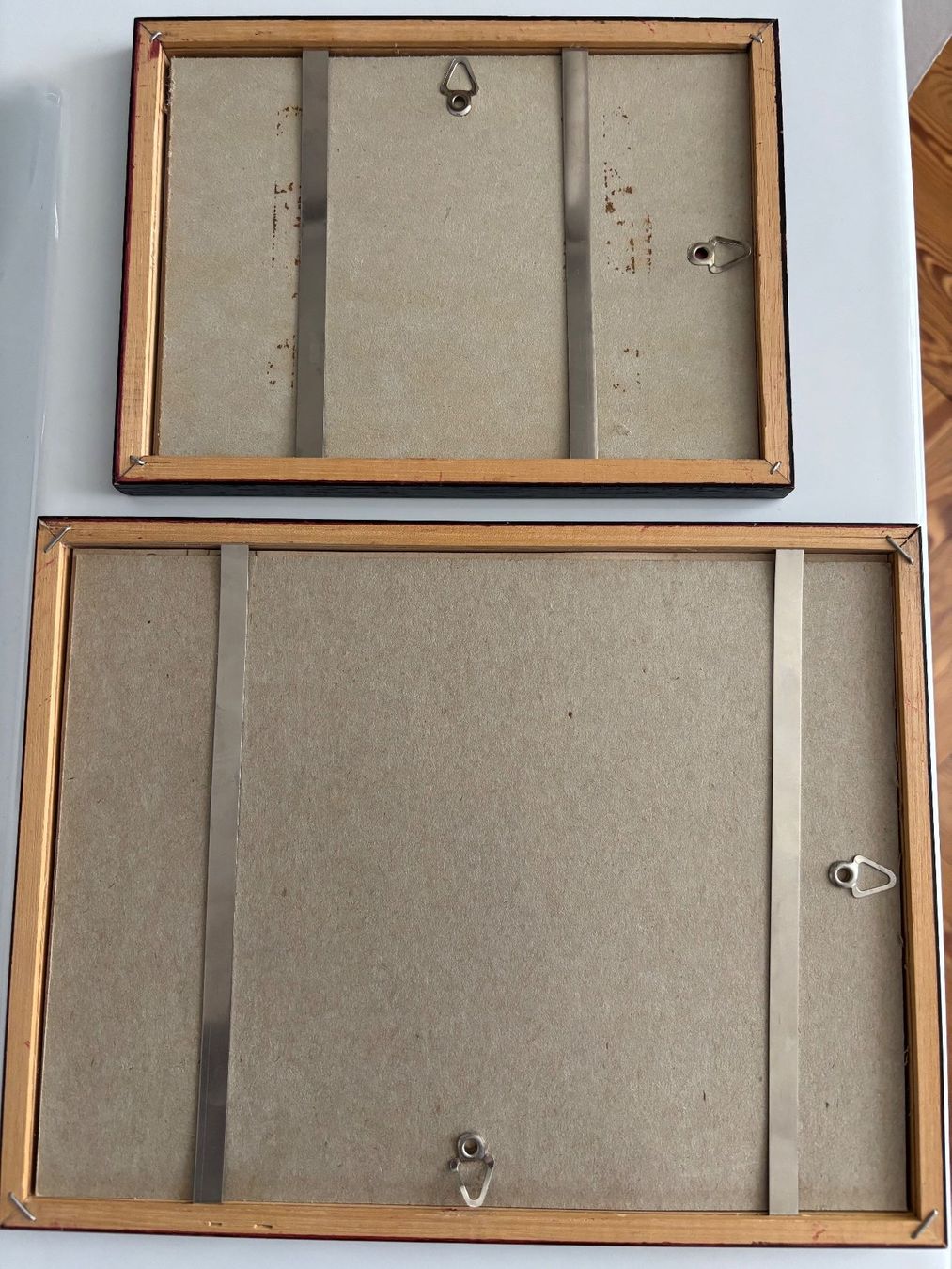 Cornici: 2 Vintage Bilderrahmen Holz dunkel – Usato da Horgen venduto da uge_pd5p 1
