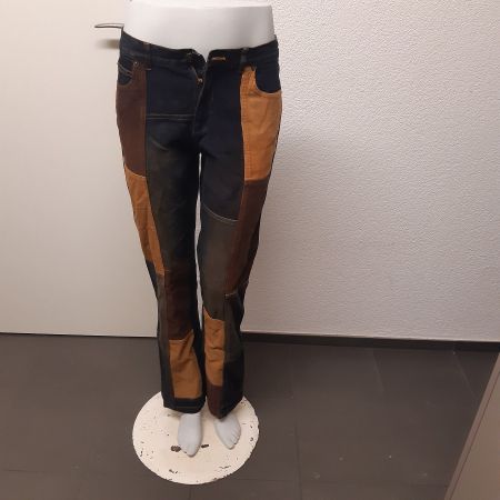 Vintage Schlaghose mit Schlag, Cord Mix, Grösse 28 Top